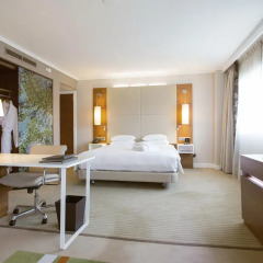 Отель Hilton Barcelona 4* Представительский люкс с различными типами кроватей фото 5