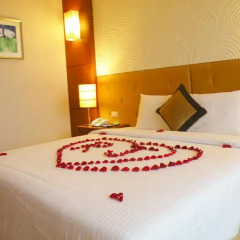 Muong Thanh Grand Ha Long Hotel 4* Номер Делюкс с различными типами кроватей фото 5