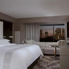 Отель Beverly Hills Marriott 4* Представительский номер с различными типами кроватей фото 3