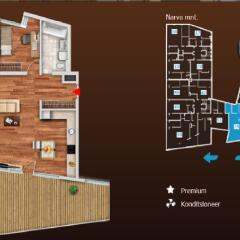 Отель Kreutzwaldi Penthouse в номере