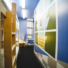 Art Hostel Contrast Стандартный номер с 2 отдельными кроватями (общая ванная комната) фото 3