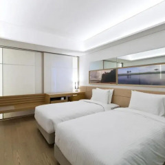 Отель Sotetsu Hotels The Splaisir Seoul Myeong-Dong 4* Улучшенный номер с различными типами кроватей фото 3