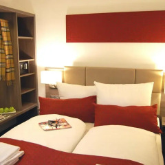 Dom Hotel Am Römerbrunnen 3* Номер Делюкс с различными типами кроватей фото 8