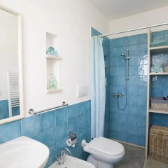 Отель Villa Le Terrazze Гальяно дель Капо ванная