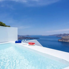 Отель Alti Santorini Suites Люкс с двуспальной кроватью фото 3