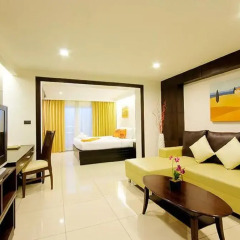 Отель Baywalk Residence Pattaya By Thaiwat 3* Номер Делюкс с разными типами кроватей фото 4