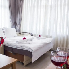 Апартаменты Feyza Apartments Студия Делюкс с различными типами кроватей фото 10