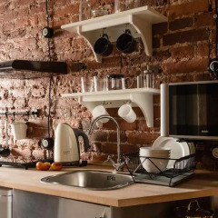 Апартаменты Homely на Громовой 8 Студия с разными типами кроватей фото 10