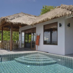 Отель Cape Shark Pool Villas 4* Семейная студия с двуспальной кроватью фото 7