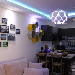 Отель Tirana Smart Home Улучшенные апартаменты с различными типами кроватей фото 9