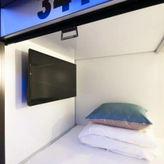 Spa & Capsule Hotel GrandPark-Inn Yokohama 2* Капсула в мужском общем номере фото 8