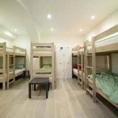 Hostel Temza Кровать в общем номере с двухъярусной кроватью фото 14