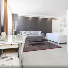 Отель Defne Suites Улучшенные апартаменты с различными типами кроватей фото 31