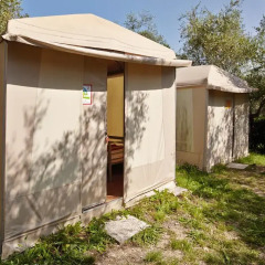 Отель Camping Michelangelo Кровать в общем номере