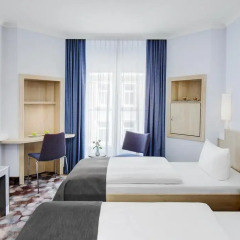 Отель InterCityHotel Hamburg Altona 3* Стандартный номер с различными типами кроватей фото 4