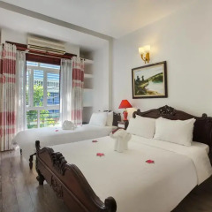 Hanoi 3B Hotel 2* Стандартный семейный номер с двуспальной кроватью фото 4