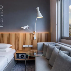 Отель Hyatt Regency Paris Etoile 4* Улучшенный номер с различными типами кроватей фото 5
