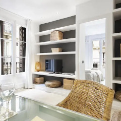 Апартаменты Habitat Apartments Barceloneta Барселона комната для гостей фото 5