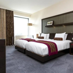 Отель Hilton London Canary Wharf 4* Представительский номер с различными типами кроватей фото 8