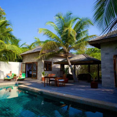 Отель Kuredu Island Resort 4* Вилла с различными типами кроватей фото 3