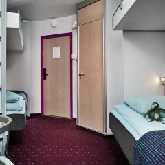 CABINN Odense Hotel 2* Стандартный семейный номер с разными типами кроватей