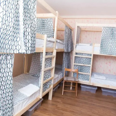 Хостел Велком Кровати в общем номере с двухъярусными кроватями фото 5