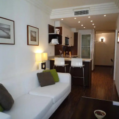 Отель DFlat Escultor Madrid Apartments Испания, Мадрид - отзывы, цены и фото номеров - забронировать отель DFlat Escultor Madrid Apartments онлайн комната для гостей фото 5