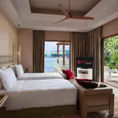 Отель Resorts World Sentosa - Beach Villas 5* Вилла с различными типами кроватей фото 3