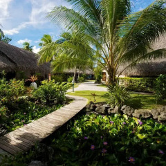 Отель Maitai Rangiroa 3* Бунгало с различными типами кроватей фото 4