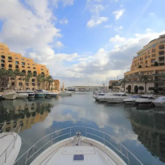 Отель Marina Sea View Apart Мальта, Сан Джулианс - отзывы, цены и фото номеров - забронировать отель Marina Sea View Apart онлайн пляж фото 2