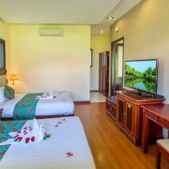 Отель Agribank Hoi An Beach Resort 3* Вилла с различными типами кроватей фото 2