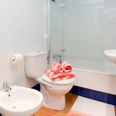 Отель Apartamentos Plaza Santa Ana Мадрид ванная фото 2