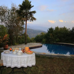 Отель Tiger Mountain Pokhara Lodge Непал, Лехнат - отзывы, цены и фото номеров - забронировать отель Tiger Mountain Pokhara Lodge онлайн бассейн фото 2