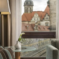 Отель Hilton Dresden 4* Стандартный номер с различными типами кроватей фото 2