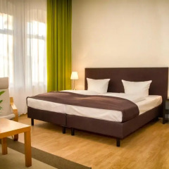 Отель Aparthotel am Zwinger 3* Апартаменты с различными типами кроватей фото 5