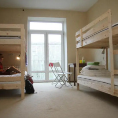 Гостиница Localhostel Кровать в общем номере с двухъярусной кроватью фото 10