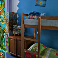 Magic Bus Kiev Hostel Кровать в общем номере фото 2
