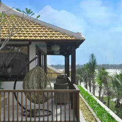 Отель Vinh Hung Emerald Resort 3* Люкс с различными типами кроватей фото 2