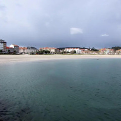 Отель Aptos Duerming Portonovo Pico пляж
