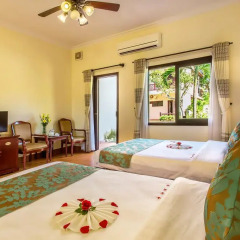 Отель Agribank Hoi An Beach Resort 3* Улучшенный номер с различными типами кроватей фото 4