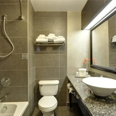 Отель Travelodge by Wyndham Hotel & Convention Centre Quebec City Канада, Квебек - отзывы, цены и фото номеров - забронировать отель Travelodge by Wyndham Hotel & Convention Centre Quebec City онлайн ванная