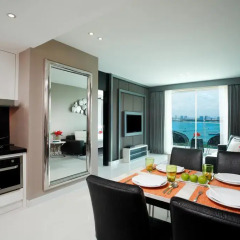 Отель Amari Residences Pattaya 4* Улучшенный номер с различными типами кроватей фото 6