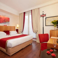 Отель Hôtel Waldorf Trocadéro 4* Стандартный номер с различными типами кроватей фото 3