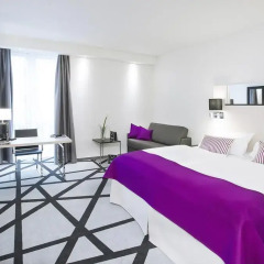 Отель Scandic Berlin Kurfürstendamm 4* Улучшенный номер с разными типами кроватей фото 12