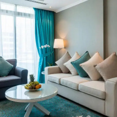 Отель Jannah Marina Bay Suites Улучшенная студия с различными типами кроватей фото 4