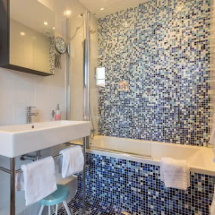 Отель Florella Jean Jaures Apartment Франция, Канны - отзывы, цены и фото номеров - забронировать отель Florella Jean Jaures Apartment онлайн ванная