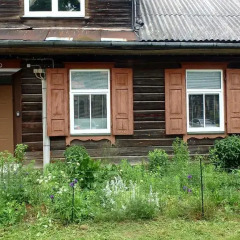 Апартаменты Wooden apartments балкон