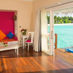 Отель Sun Aqua Vilu Reef 5* Вилла с различными типами кроватей фото 5