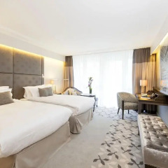 Отель Pullman Munich 4* Улучшенный номер с различными типами кроватей фото 2