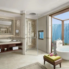 Отель Banana Island Resort Doha By Anantara 5* Вилла с различными типами кроватей фото 15